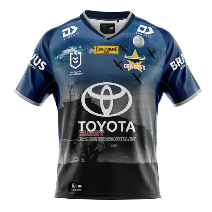 Camiseta North Queensland Cowboys Rugby 2022 Defence